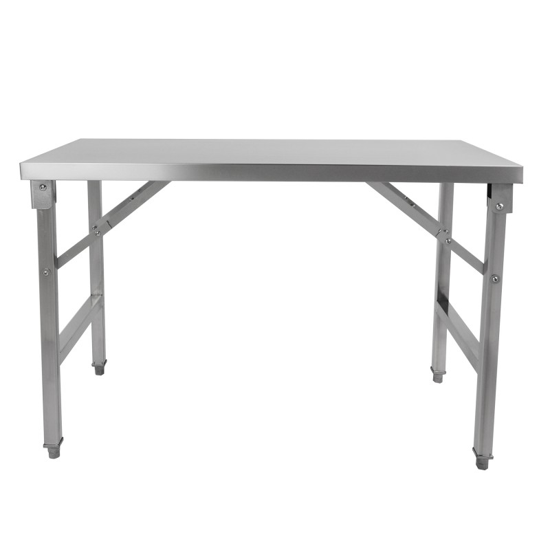 Table inox pliable Table inox alimentaire pliable 180 x 85 x 60