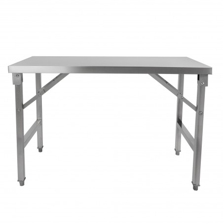 Table inox pliable Table inox alimentaire pliable 120 x 85 x 60