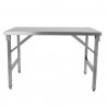 Table inox pliable Table inox alimentaire pliable 120 x 85 x 60